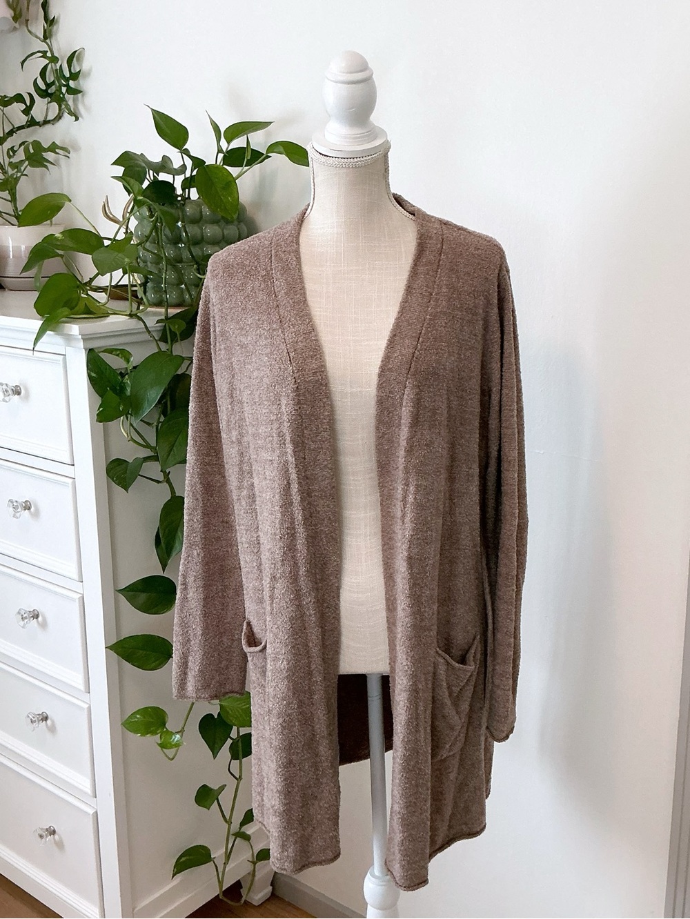 Barefoot Dreams | Cozy Chic Lite Open Cardigan size Large